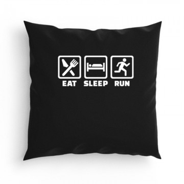 Eat sleep run repeat 3 Párna