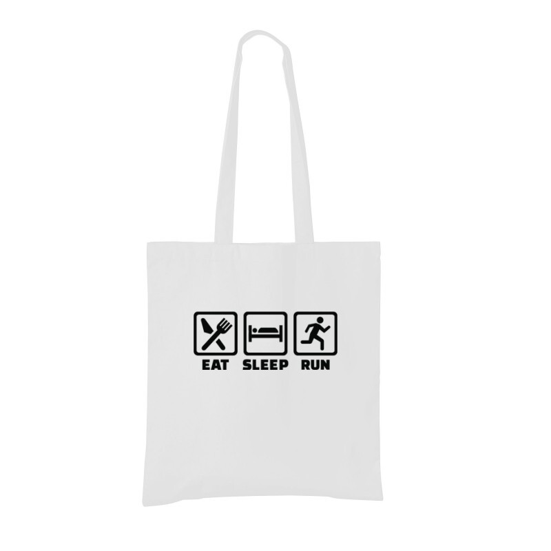 Eat sleep run repeat 3 Bevásárló Táska