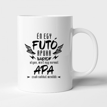 Futó apuka Bögre