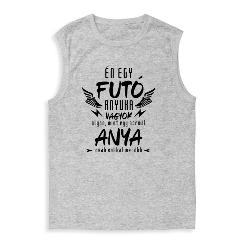 Futó anyuka Férfi Trikó