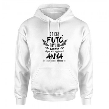 Futó anyuka Unisex Kapucnis...