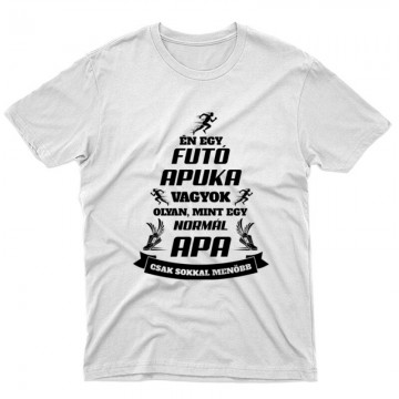 Menő futó apuka Unisex Póló