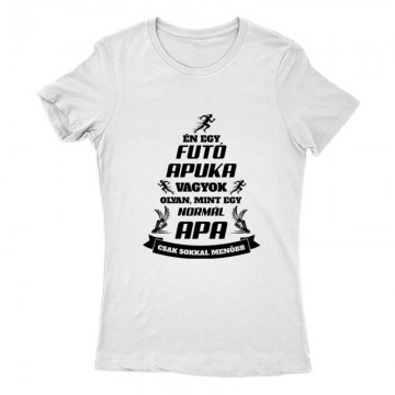 Menő futó apuka Női Póló