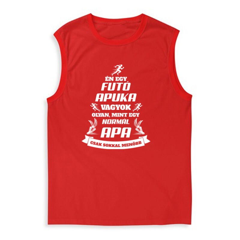 Menő futó apuka Férfi Trikó