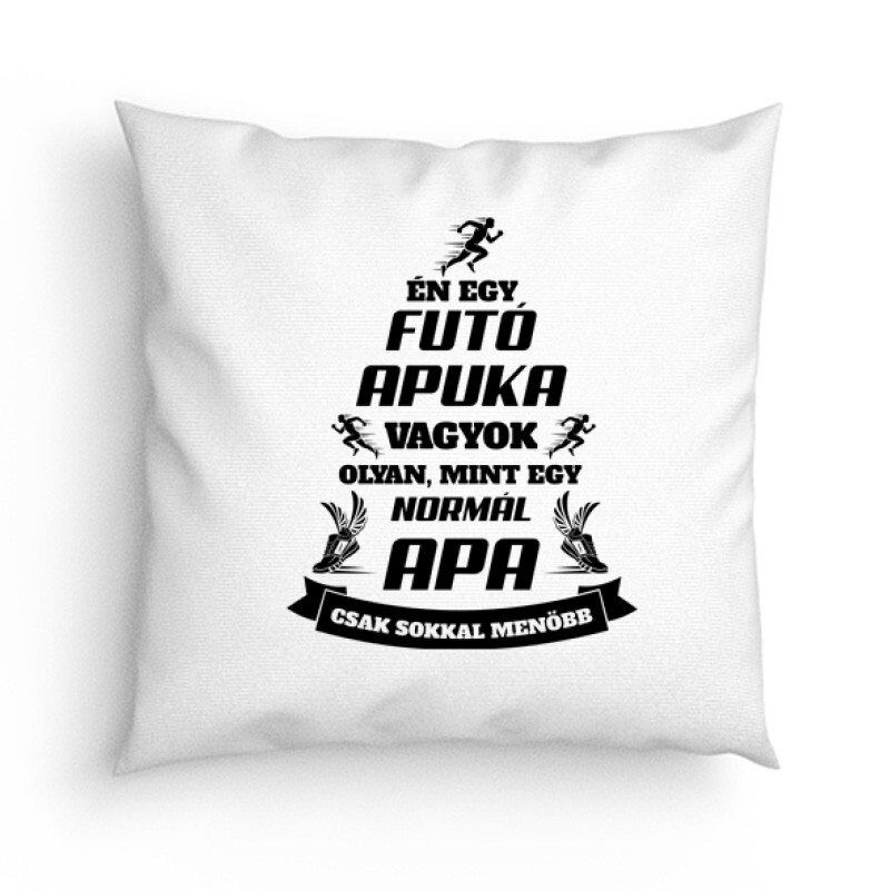 Menő futó apuka Párna