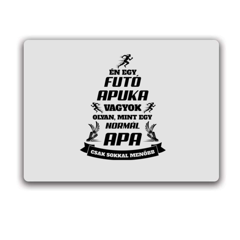 Menő futó apuka Egérpad