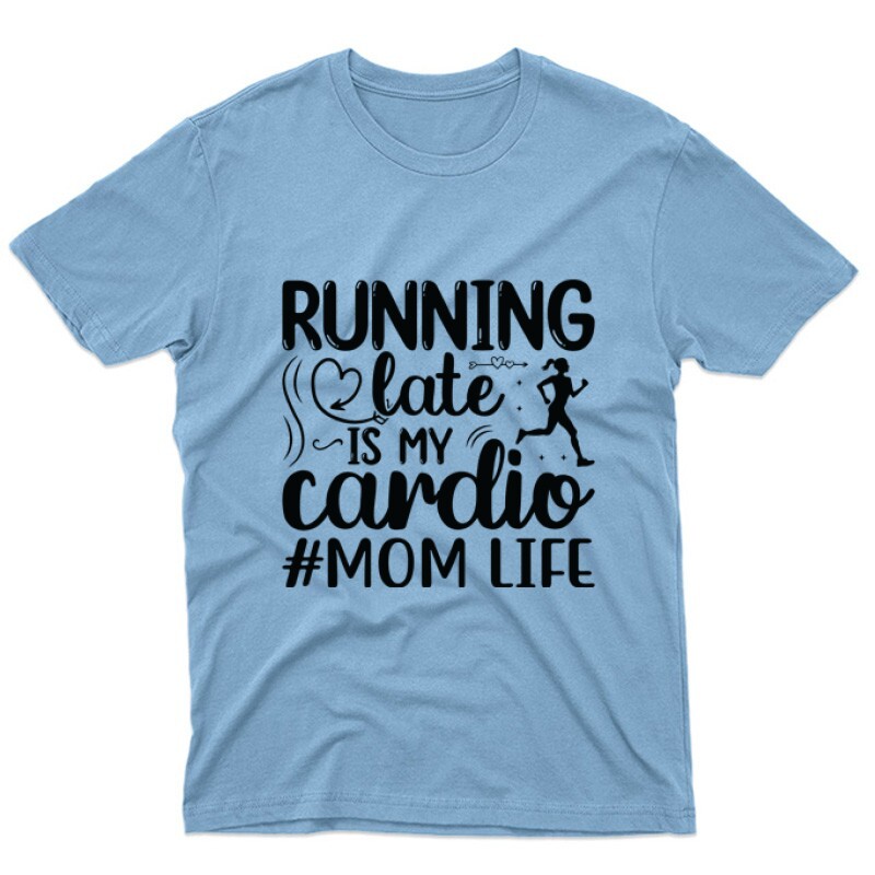 Running late is my cardio Unisex Póló