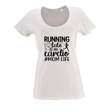 Running late is my cardio...