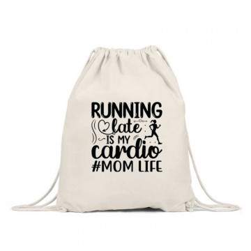 Running late is my cardio...