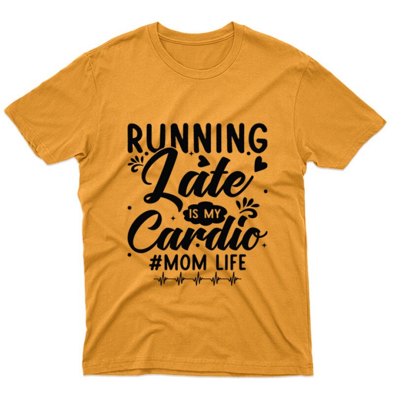 Running late is my cardio 2 Unisex Póló