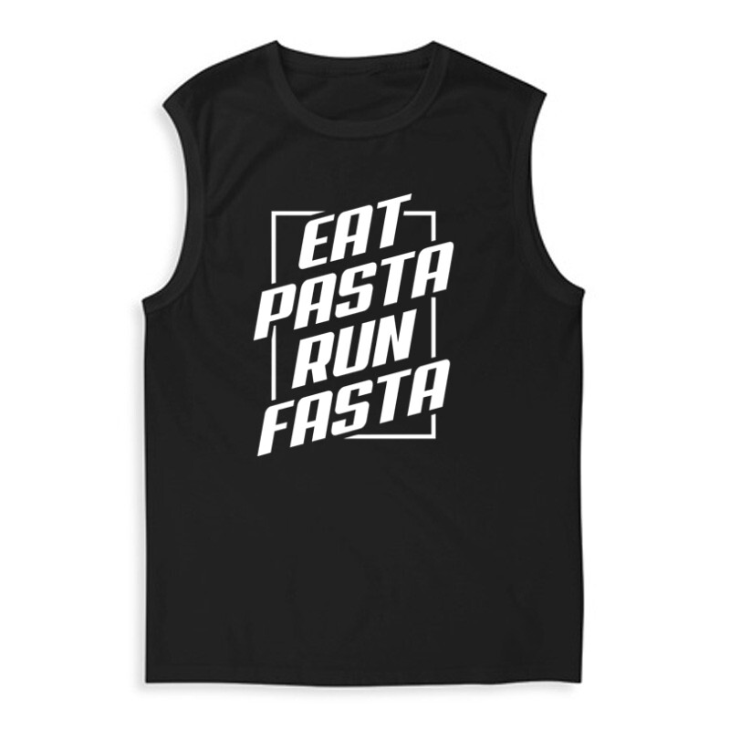Eat pasta run fasta Férfi Trikó