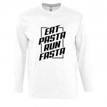 Eat pasta run fasta Hosszú...