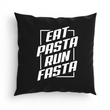 Eat pasta run fasta Párna