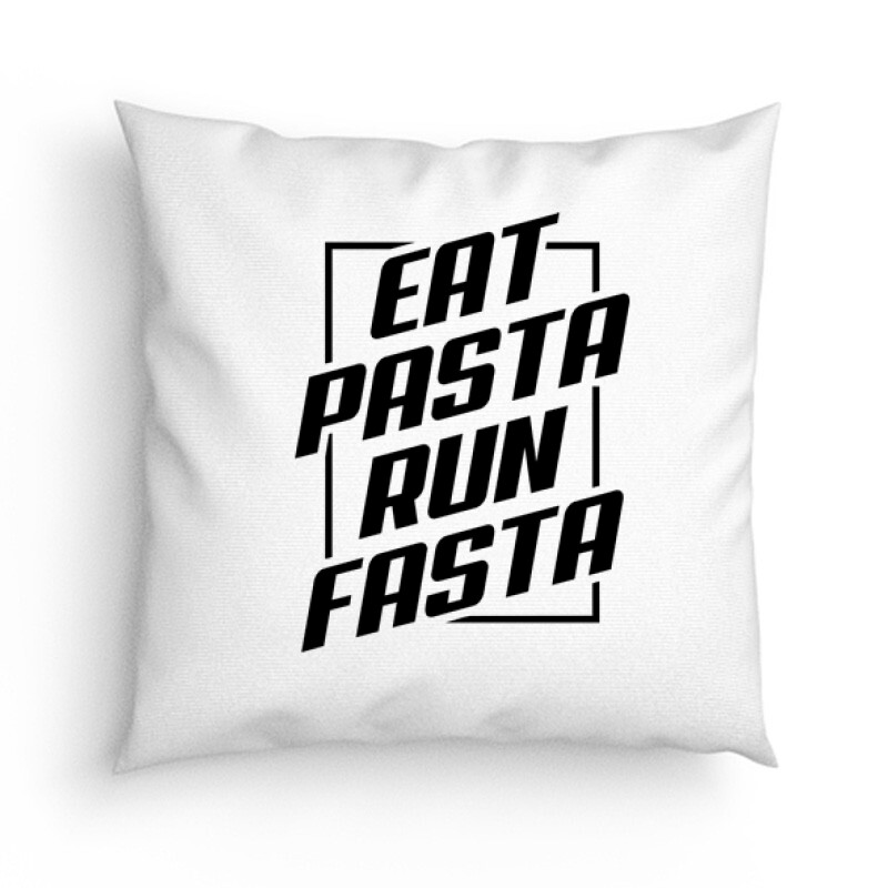Eat pasta run fasta Párna