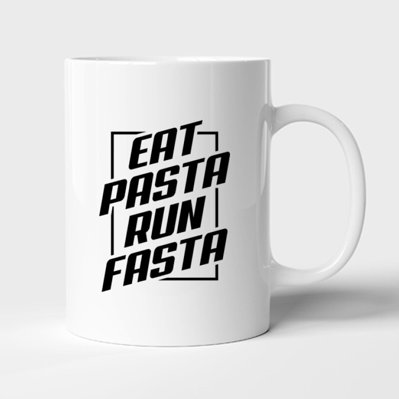 Eat pasta run fasta Bögre