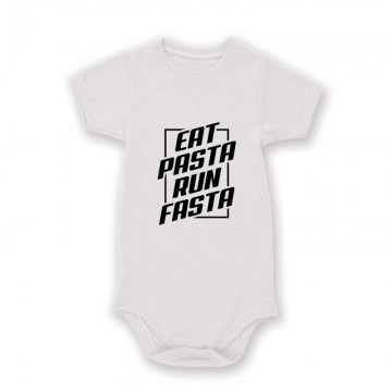 Eat pasta run fasta Baby Body