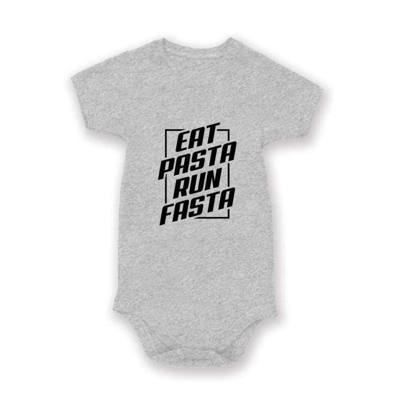 Eat pasta run fasta Baby Body