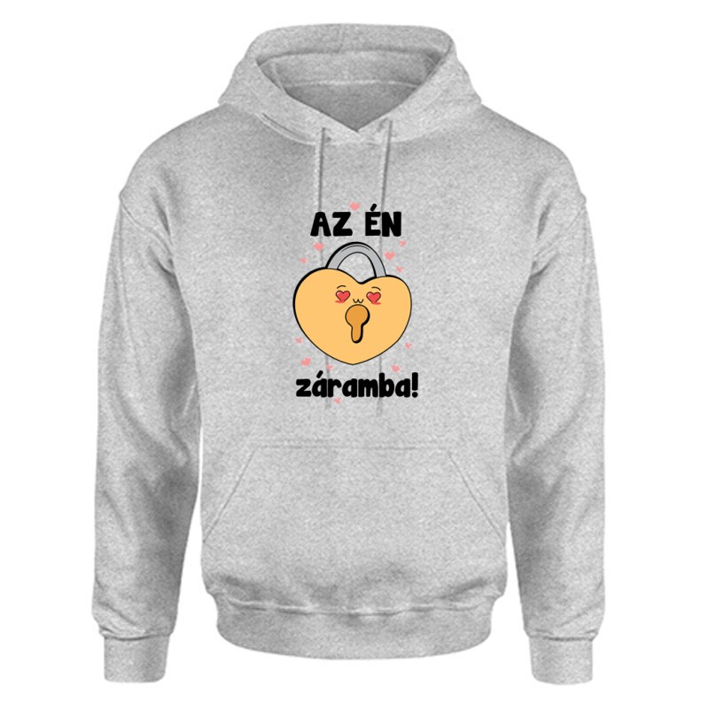 Az én záramba Unisex Kapucnis Pulcsi