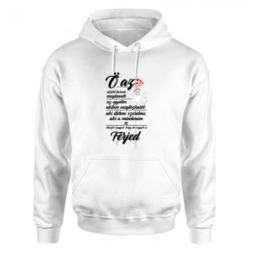 Ő az (férj) Unisex Kapucnis...