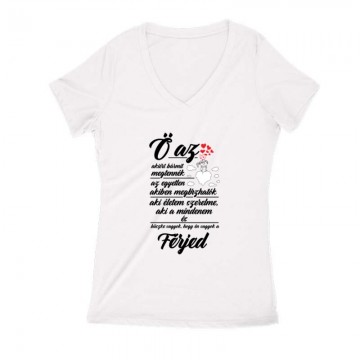 Ő az (férj) Női V Kivágott...