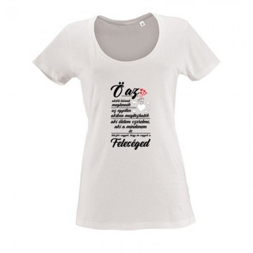 Ő az (feleség) Női O Nyakú...