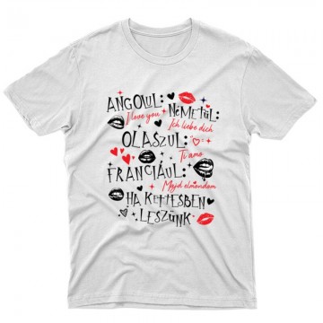 Nyelvlecke Unisex Póló