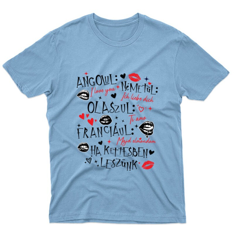 Nyelvlecke Unisex Póló