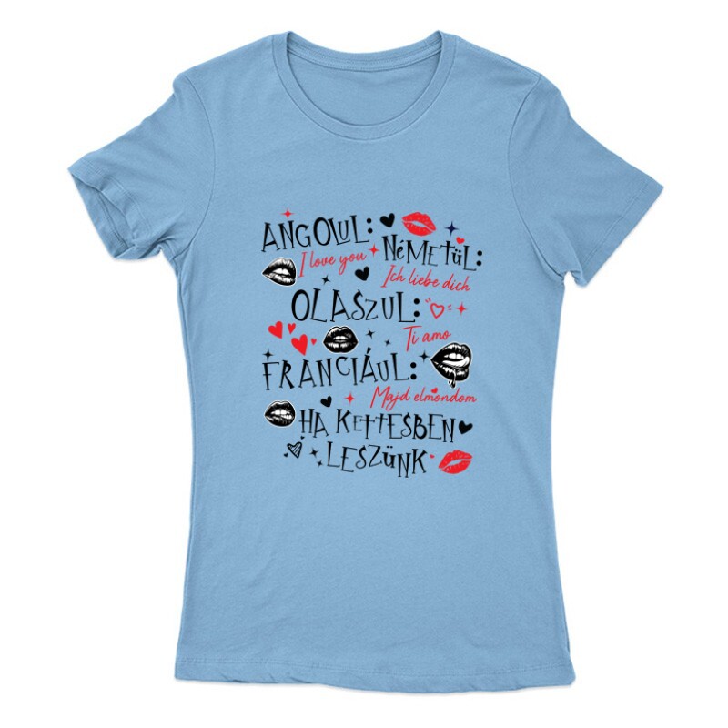Nyelvlecke Női Póló
