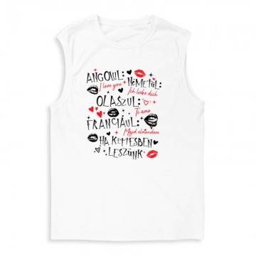 Nyelvlecke Férfi Trikó