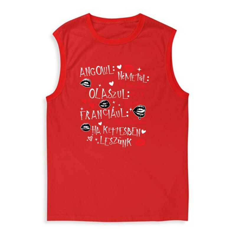 Nyelvlecke Férfi Trikó