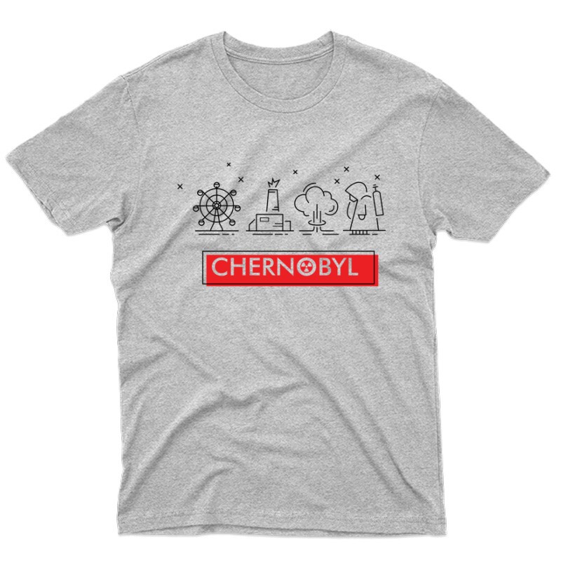 Csernobil Pictogram Férfi póló