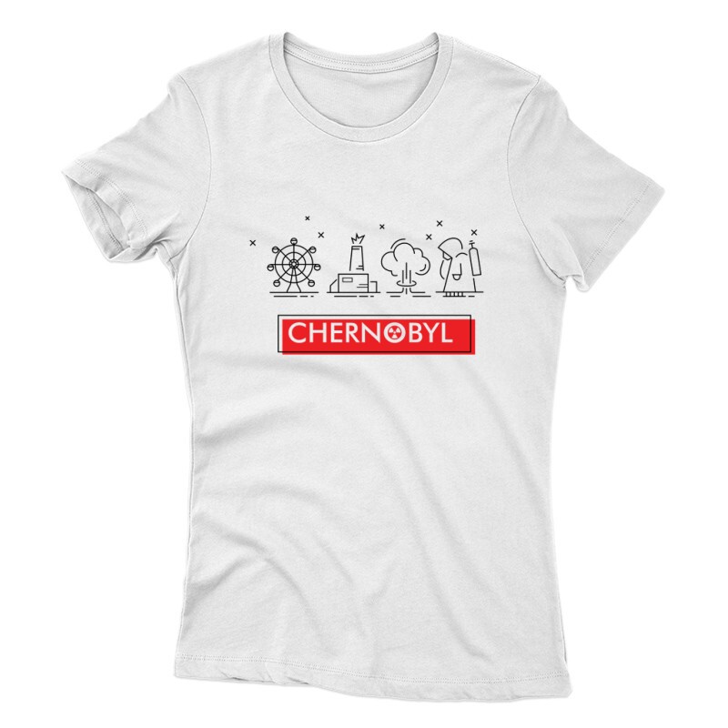 Csernobil Pictogram Női póló