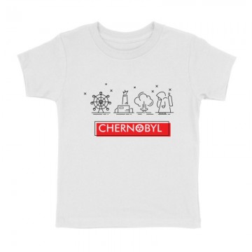 Csernobil Pictogram Gyermek póló