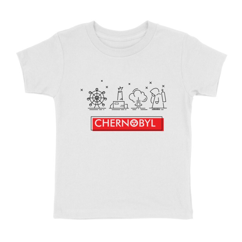 Csernobil Pictogram Gyermek póló