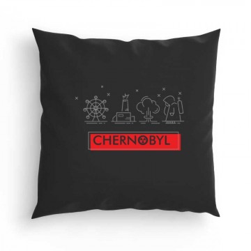 Csernobil Pictogram Párna