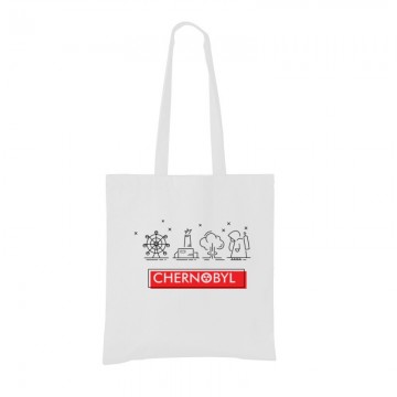Csernobil Pictogram Bevásárló táska
