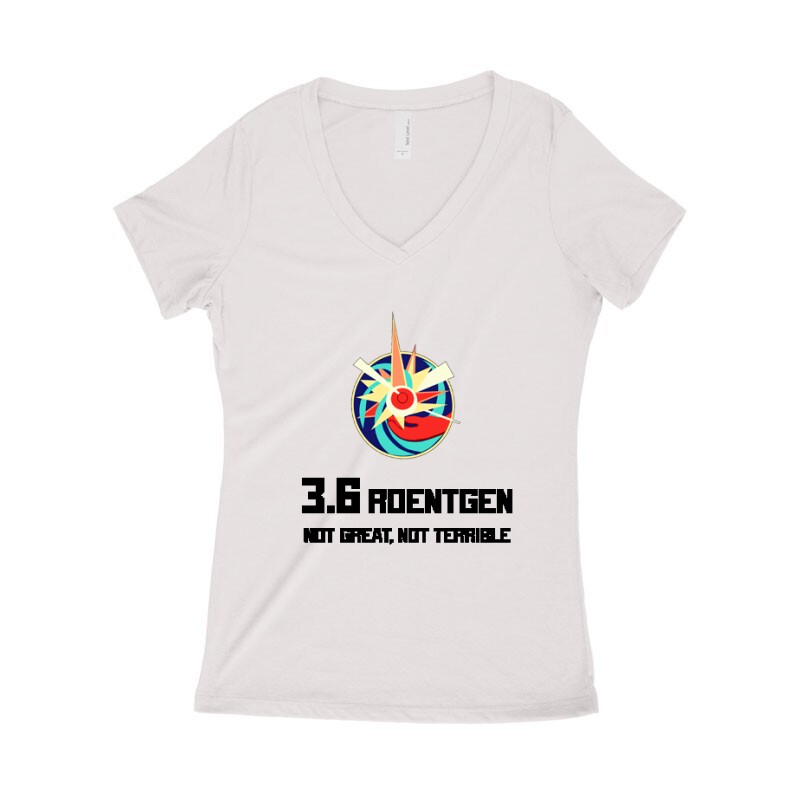 3,6 Roentgen Pripjaty Női póló V kivágott