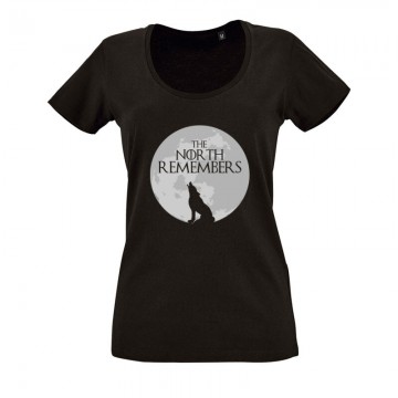 The North Remember(Moon) O nyakú női póló