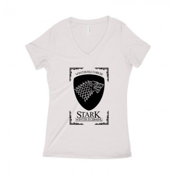 Winterfell's House Női póló V kivágott