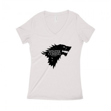 House Stark Női póló V kivágott