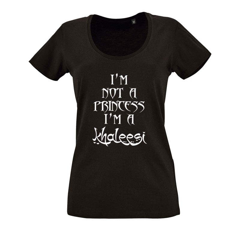 Khaleesi O nyakú női póló