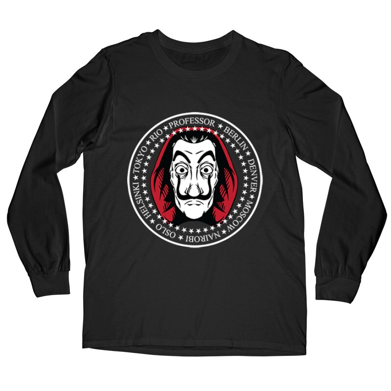 With Dali Names(Circle) Hosszú ujjú póló