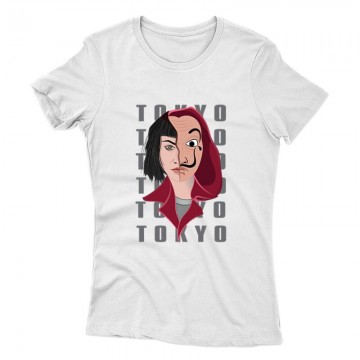 Tokyo Half Mask Női póló