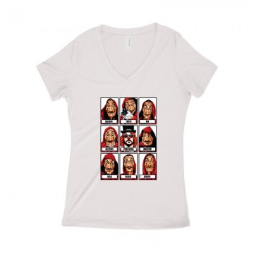 Together and Clown Női póló V kivágott