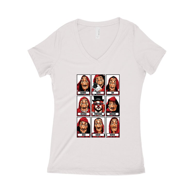 Together and Clown Női póló V kivágott