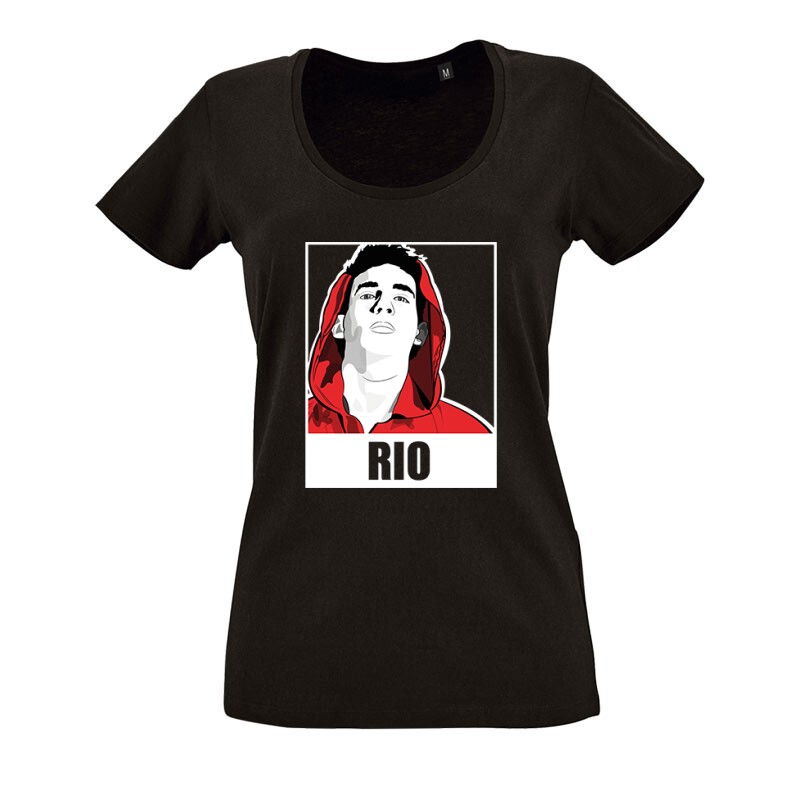 Rio Minimal O nyakú női póló