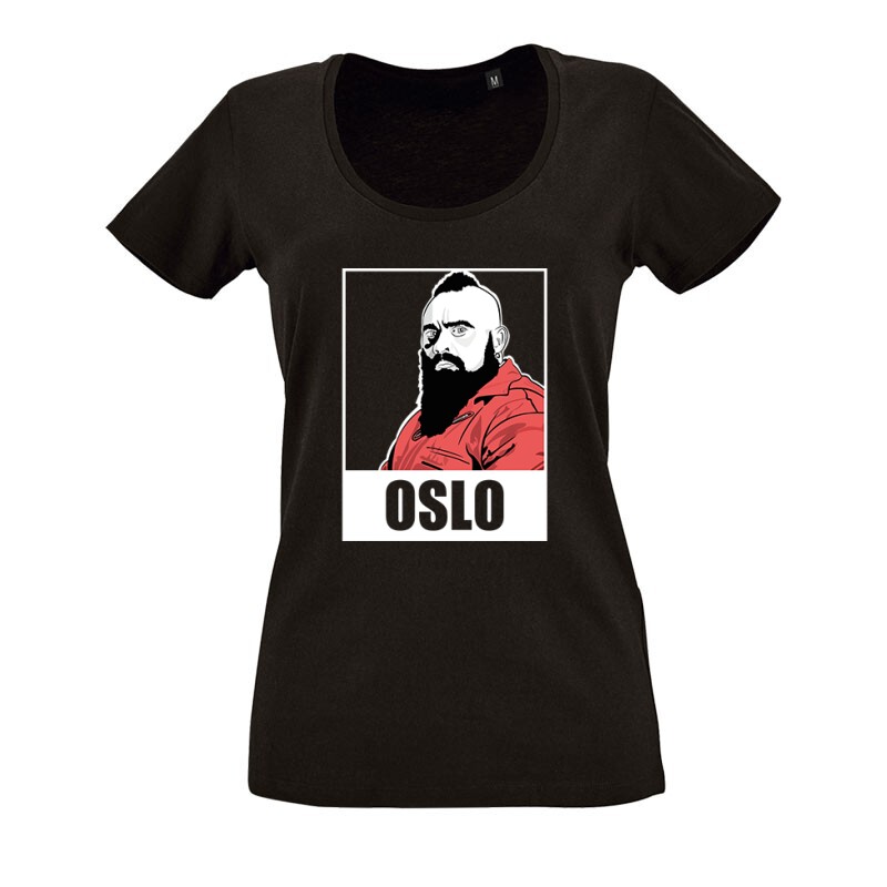 Oslo Minimal O nyakú női póló