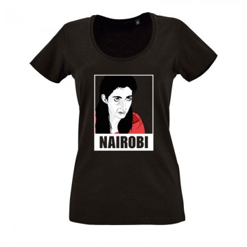 Nairobi Minimal O nyakú női póló