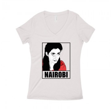 Nairobi Minimal Női póló V kivágott