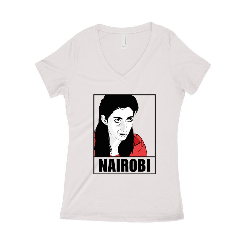 Nairobi Minimal Női póló V kivágott